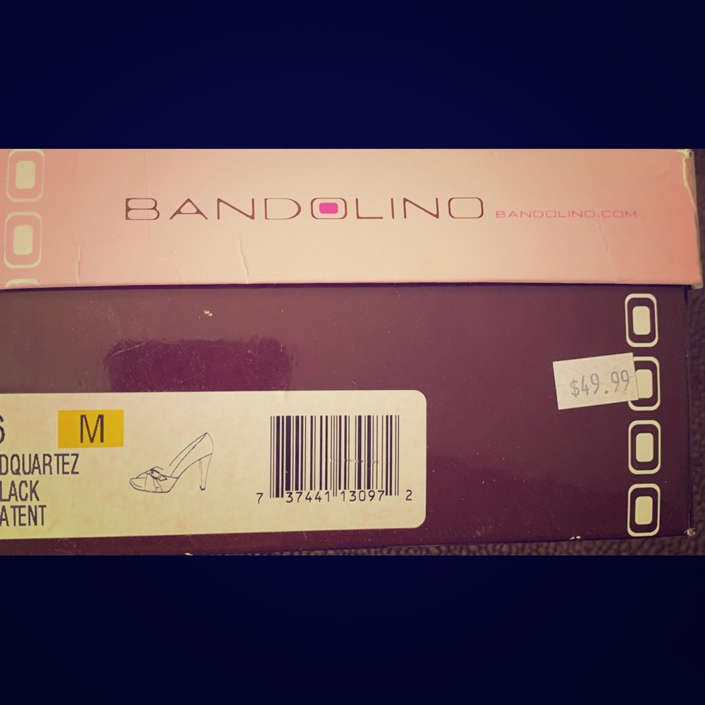 Black Patent Bandolino High Heels